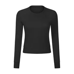 2023 Hot Selling Women Casual Long Sleeve Jumper Hoodies Sports Workout Wear Pullover Sweatshirts T-shirt for Ladies