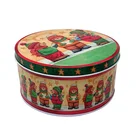 Biscuit High Quality Round Chocolate Cookie Biscuit Tube Tin Box