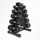 Gym Equipment Rubber Dumbbells Home Gym Equipment Weight Lifting Hex Rubber Dumbbell