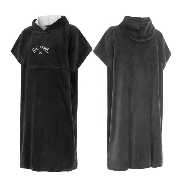 hot selling adult poncho towel 100% cotton terry beach change robe