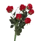 Red Wedding Red High Quality Red Velvet Rose Flower Indoor Decoration For Wedding