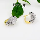 Fps1573 Round Body Copper Material Real Gold Plated Popular Gold Jewelry