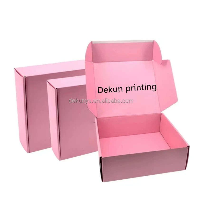 Eco Friendly Self Erecting Mailer Box for Apparel Packaging with 15*15*5cm Custom Size