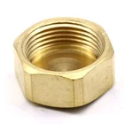 Brass Fittings Brass K710 Quick Shipping Brass Hexagon Cap With Female Threads Pipe Fittings