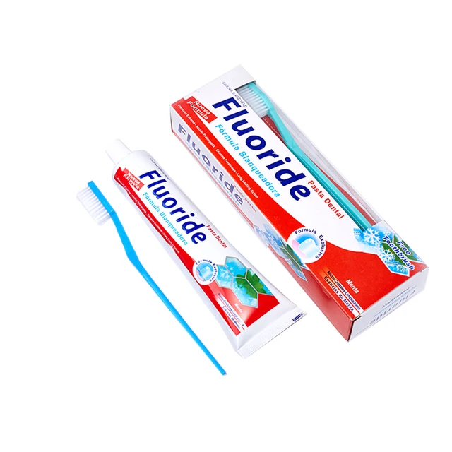 Natural Herbal Spearmint Toothpaste 175g with Free Toothbrush Adult Use Oral Refreshing and Whitening Home Use