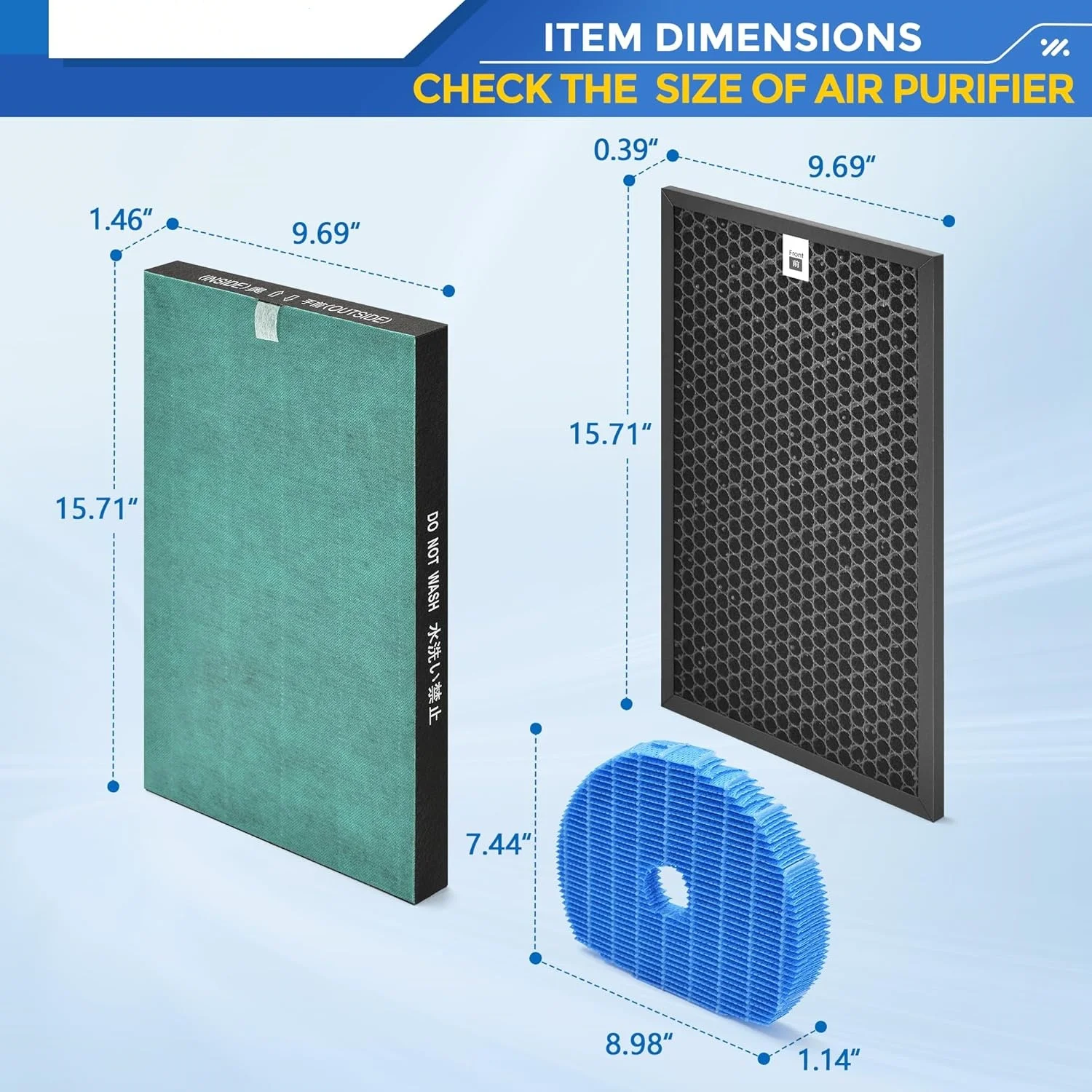 kc 860u air purifier humidifier spare humidifier filter-3