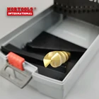 Drills 25PCS DIN338 HSS-G Fully Ground TiN Coated Twist Drills IN ROSE PLASTIC BOX