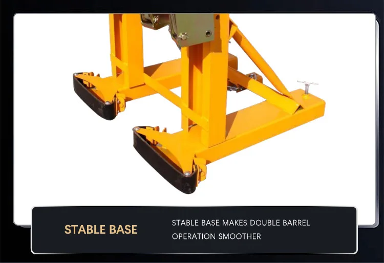 Safe Double-clipped Head Type Drum Gripper 720kg Capacity
