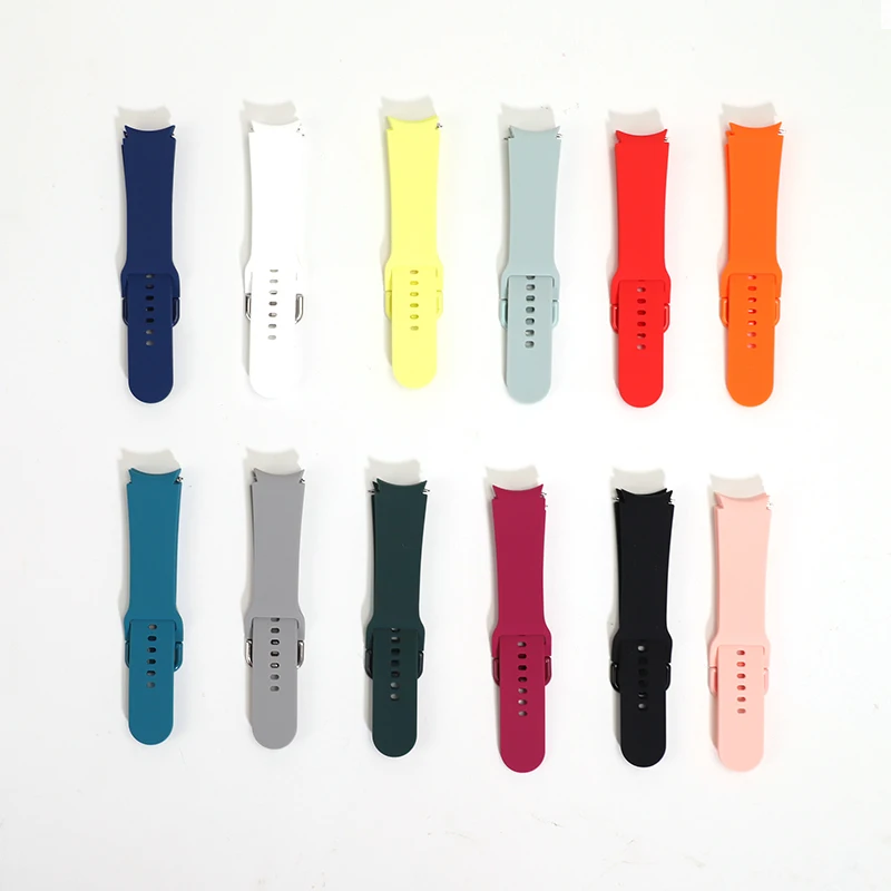 Custom  Watch Band Silicone Wristband  Soft Replacement Compatible Silicone Sport  Watch Strap