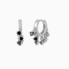 Jewelry 925 Earrings ROXI 2020 Popular 925 Sterling Silver Black Zirconia Lady Jewelry Earrings