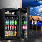 Fridge Display 2021 New Design Smart Freestanding Wine Refrigerator 95L Wine Fridge With LCD Display