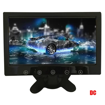 DC line Factory hot selling  9 inch AV touch button desktop monitoring display 12-24V universal ultra-thin