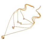Necklace Hongyu Temperament Crystal Necklace Sweater Chain Creative Eyes Moon Pendant Multilayer Necklace