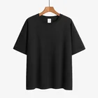 Color Oversized Tshirt New Casual Solid Color Round Neck Oversized Women T-shirt Customization