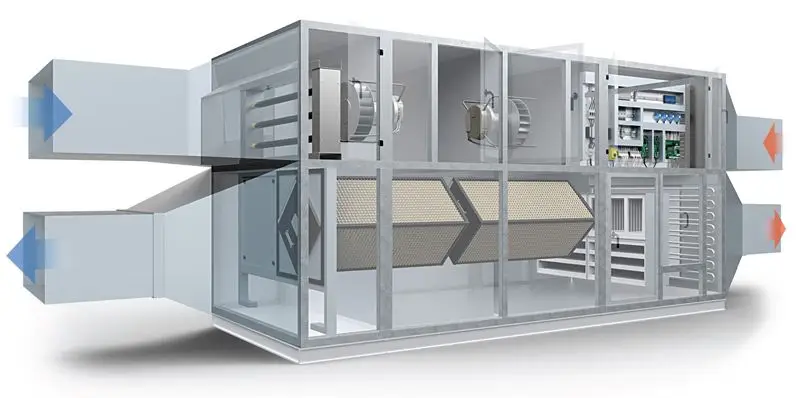 Air Handling Unit, LWHA, 3000-30000m3h, AHU - detail 4