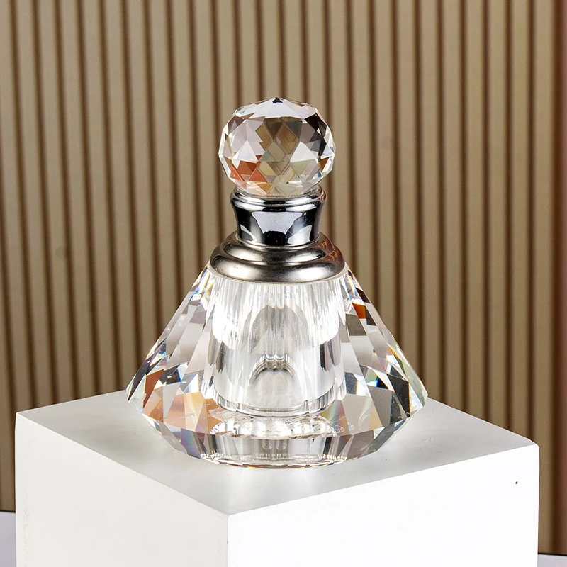 product hot sale grand fashion customizable glass empty bottle unique design 12ml crystal perfume bottle-9