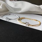 Silver Jewellery Sterling Silver 925 Jewellery Bracelets Simple Temperament Diamond Tennis Bracelet Bracelet