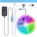 12v Rgb Led Lights 5M Music Sync Colour Changing Lighting Music 12V RGB LED Strip Lights 5 Metres