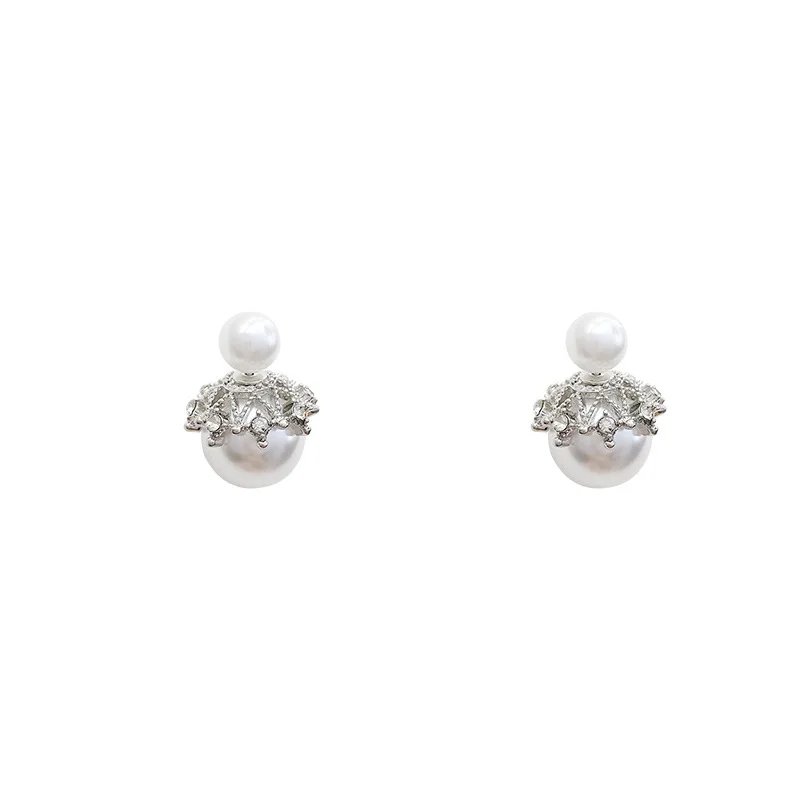 sense of luxury pearl earrings women 2022 year new trend light luxury unique earring wild temperament ear studs