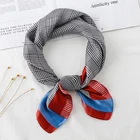 Satin Scarfs 2021 Fashion Custom Luxurious Design Pure Silk Satin Square Women Designer Scarfs