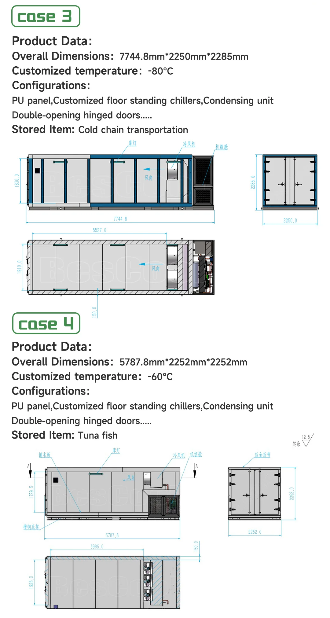 Blast Freezer, 20ft, 380, customizable - detail 8