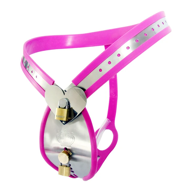MOG High Quality Stainless Steel Male Chastity Belt with Anal Plug