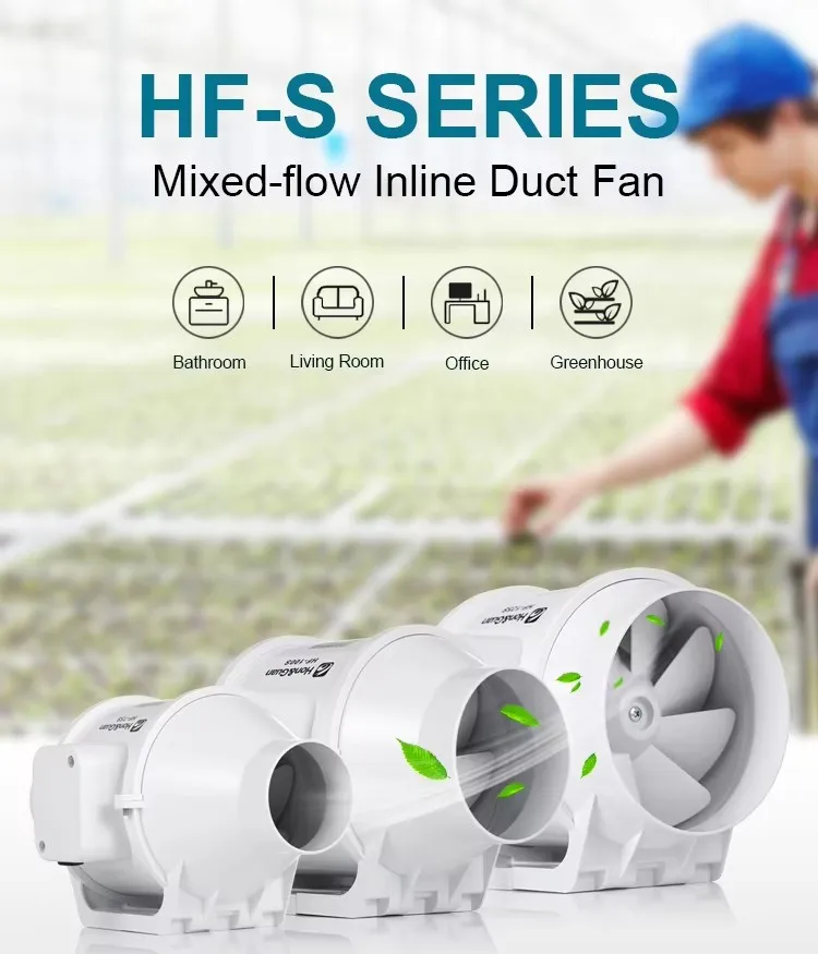 Inline Duct Fan, Plastic, 2600r/min - detail 12