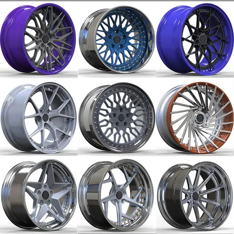 Multi-style Luxury Personalized Customized Forged Wheel Rims Passenger Car Tires Rims