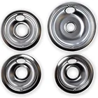 Demand Supplying Demand WB31M15 WB31M16 4 Piece Range Oven Stove Drip Pan Kit Chrome