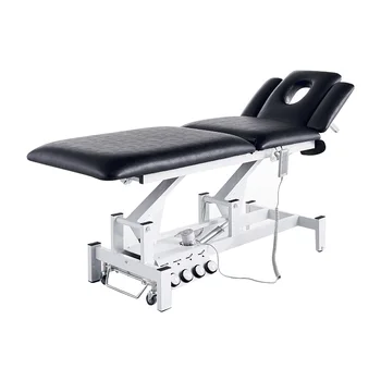 HICOMED Professional Massage Bed Chiropractic Therapy Table Electric Height Adjustment Dual Control With 2 Motors For Sale