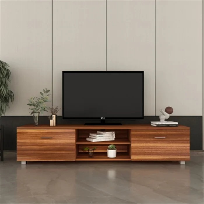The North Europe stylish wooden floating TV storage cabinet for modern fashion TV entertainment cabinet
