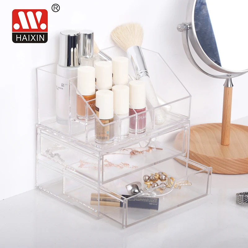 Popular Plastic Girl's Organizer Cosmetics Storage Makeup Organizer