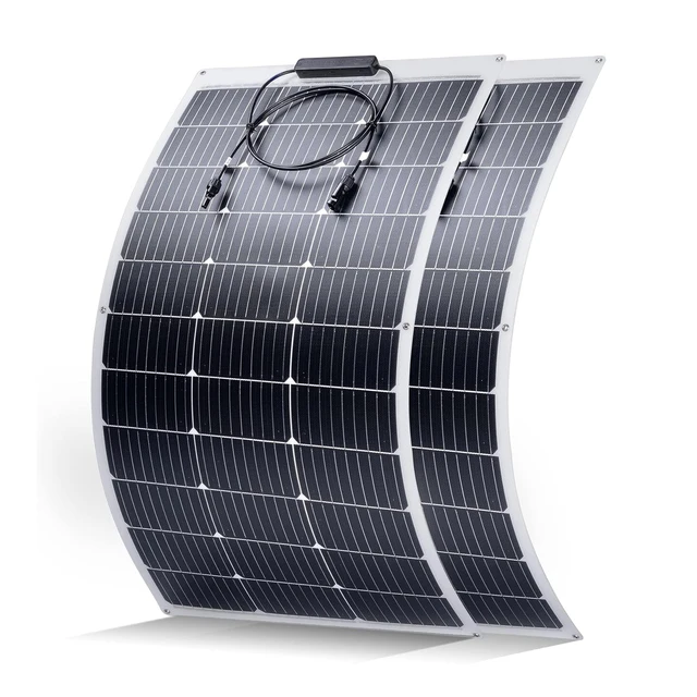 PV Mono Solar Power System 12V 24V 100 150 200 Watt 500 1000W 100W 150W 200W Foldable Thin Film Flexible Solar Panels