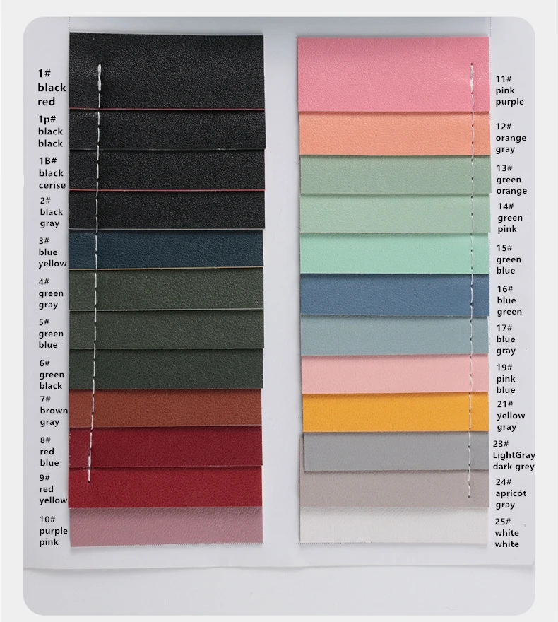 1.8mm Thickness PVC Leather with Cowhide Pattern and Double Faced Design for Bags and Furniture