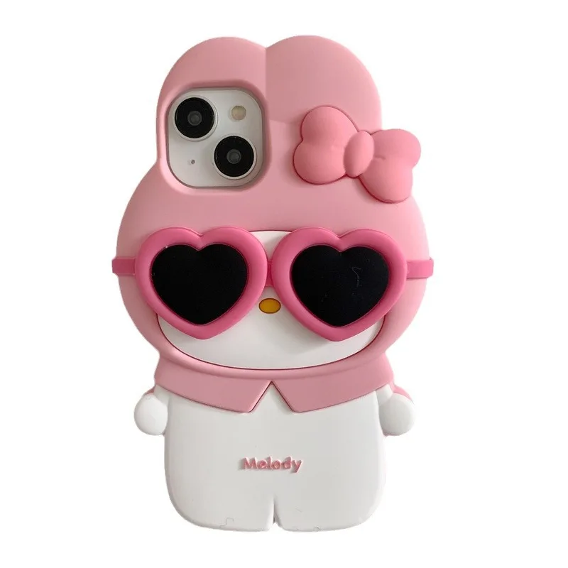 Lovely Lady Girl Cartoon Mobile Cover Silicone Cute Phone Case for Apple iPhone 15 14 13 12 pro max 11