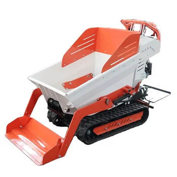 FREE SHIPPING!Hot Cheap Small Crawler Mini Dumper 500kg Crawler Mini Dumper Truck For Construction