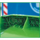 Street Dustbin 1100L Good Sized Thickening Rain Proof Clean Plastic Street Dustbin