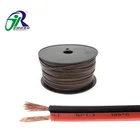 2 Core Flat Cable 2 Core Highly Flexible Electrical Wire UL SPT-2 2 Core Copper Flat Cable 18awg
