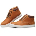 Stylish Casual Autumn Winter Genuine Leather Boot Men Boots Black For Men