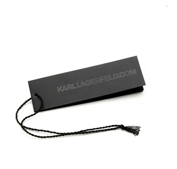 Custom Products Labels Printing Recycled Paper hang Tag Clothing Packaging hang Tag factory