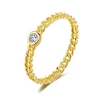 Cz Ring Bridal Wedding Jewelry CZ Eternity Ring 925 Silver Ring Women