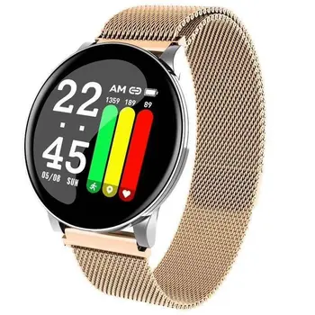 Gold Wrist Watch Touch Screen best price health Heart rate monitoring android smart watch for sport step counter smart watch 4g