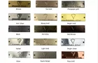 Logo Custom Metal Logo With Engraved Brand Name For Hijab/clothing
