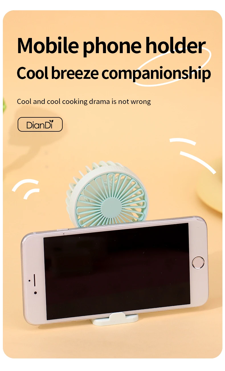 Charging Plastic Three-speed Fan, DD8112, USB, Portable - detail 22