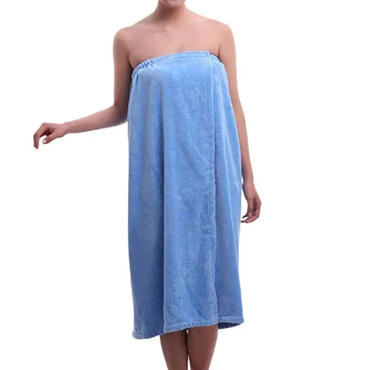 cotton velour body wrap towel custom bath spa towel wrap