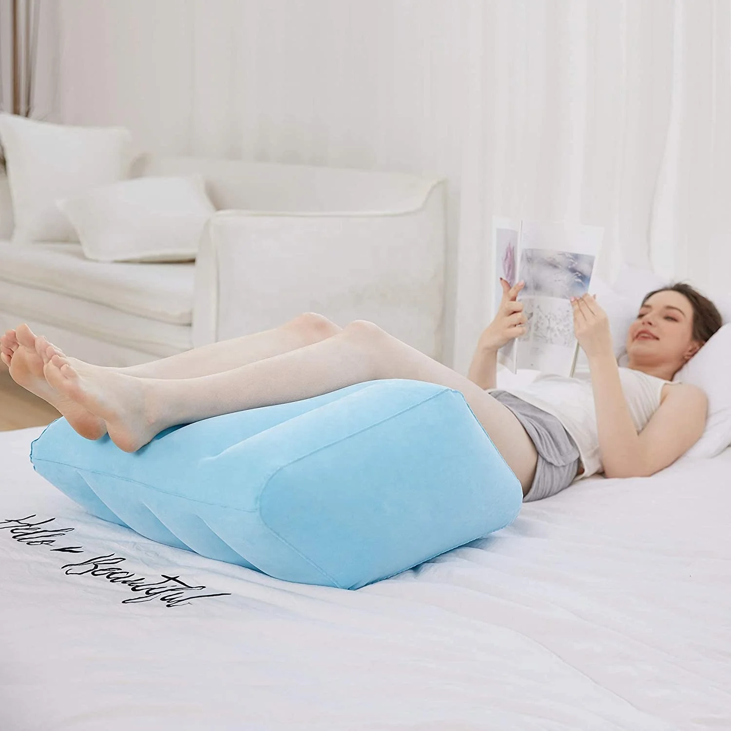 bed rest pillow with massage