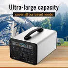 Waterproof Portable Power Bank Station Solar Power Lifepo4 1000w For Camping Outdoor Car Power Station