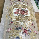 Sofa Manufacturers Selling Exquisite Velvet Sofa Home Textile Fabric With Embroidery CF0710A