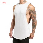 Sport Wears Gym Most Trustworthy Manufacturer Sport Safety Mens Vests Gym Wear Plain Fitted Gym Tank Tops