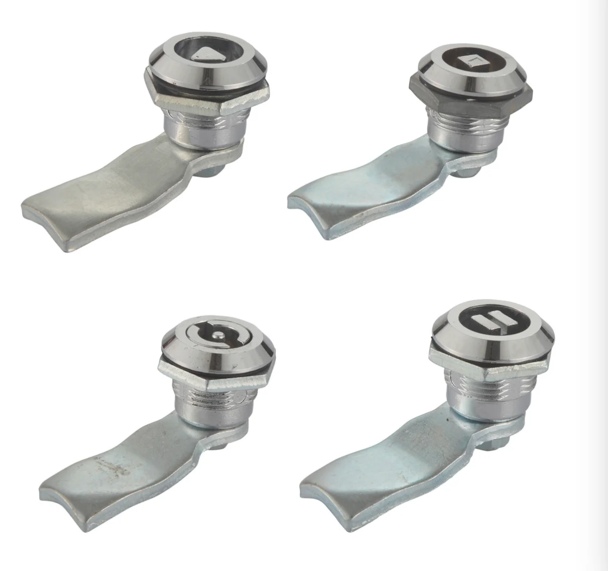 2025 Zinc Alloy Triangle Key Quarter Turn Latch Cam Lock for Electrical Cabinet Door factory